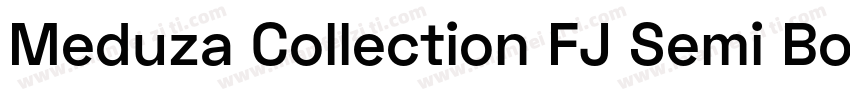 Meduza Collection FJ Semi Bold Text字体转换